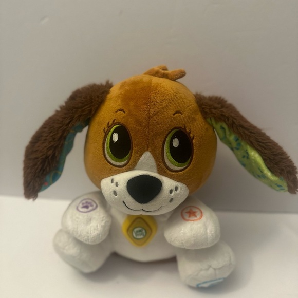 Leapfrog Bailey the Pup. Plush Dog Toy - Brown and White for 12 Months and Up - Picture 4 of 9